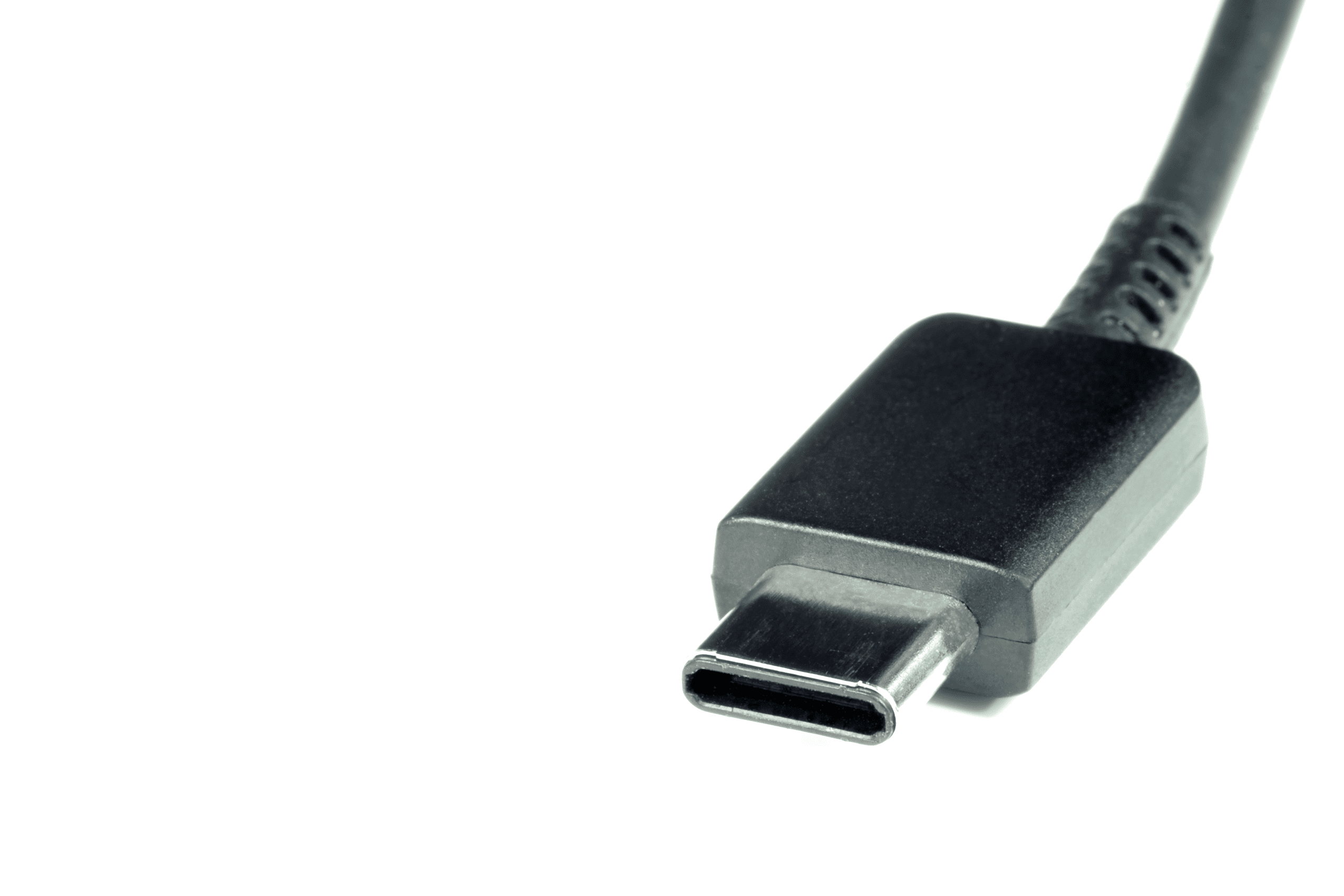 USB C Lead on a white background
